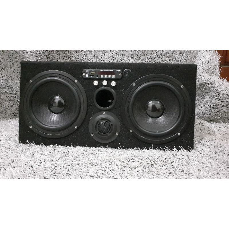 Subwofer Speaker/Salon aktif Mobil Sub-wofer bluetoth - rumahan - ruangan - miniature dll (Rakitan)