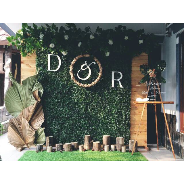 Dekorasi lamaran, dekorasi pernikahan,  backdrop