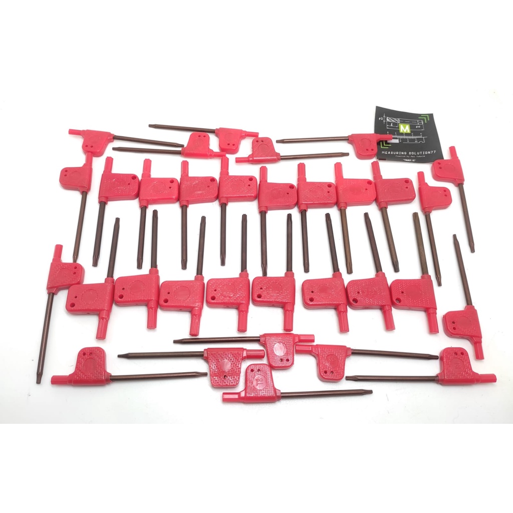 Kunci Holder bubut bintang T6 T8 T15 T20 kunci pisau bubut miling kunci bintang