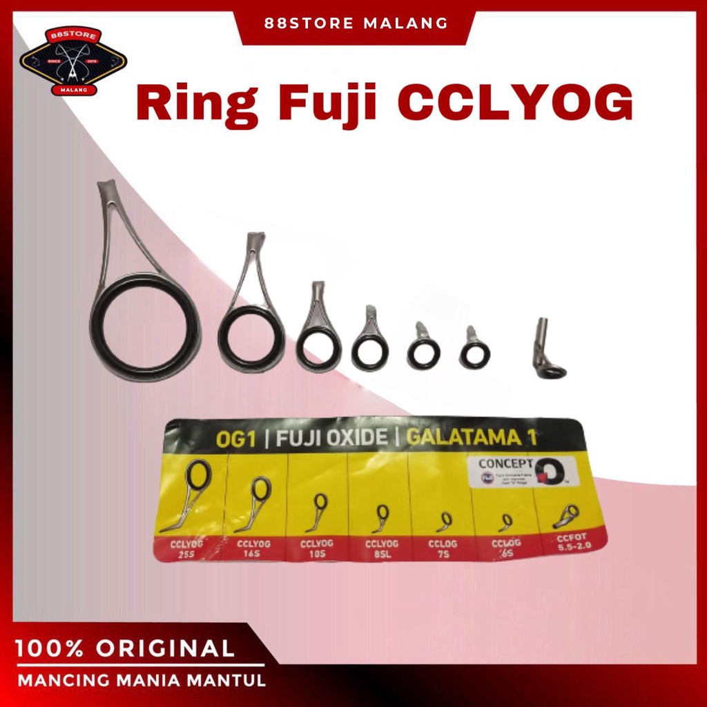 88storemalang Ring Guide Joran fuji set Galatama CCLYOG isi 7 mata