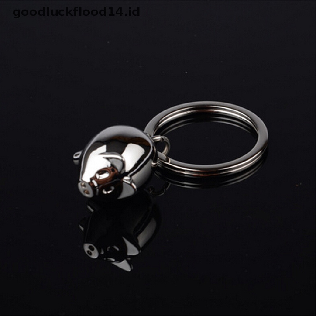 [OOID] 1Pcs Lovely Mini Pig Keychain Keyring Keyfob Cute Gift Ring Charm Decoration ID