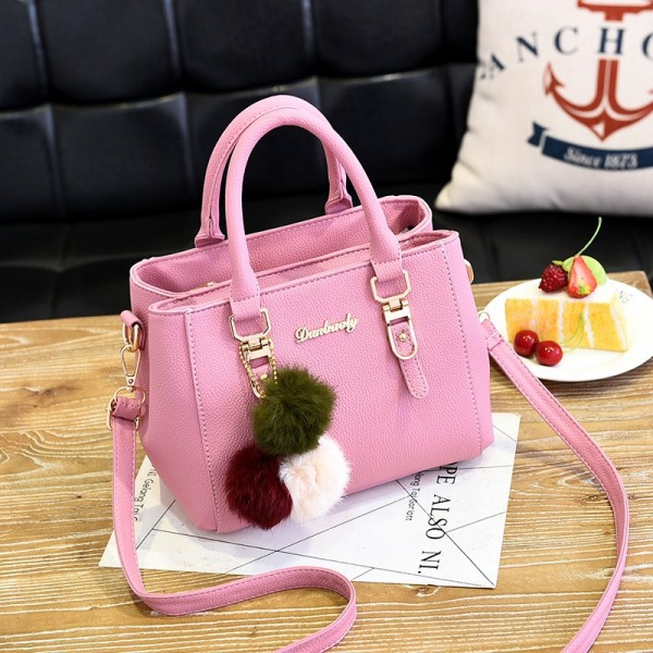 JX 131 - PQ11657 - TAS IMPORT CANTIK  + POMPOM - TAS BATAM GOOD QUALITY