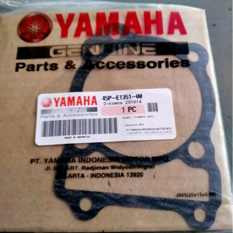 GASKET PAKING BLOK BYSON ASLI ORI YAMAHA 45P E1351 00