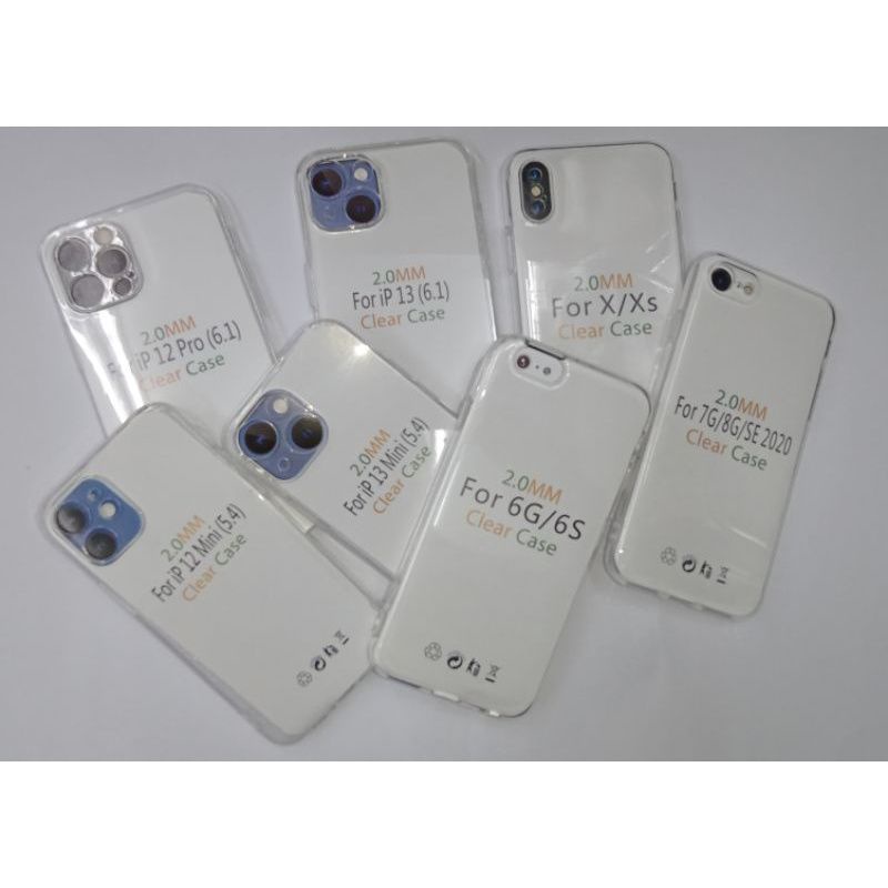 iPhone 6 6s 6s+ 7 7+ 8 8+ SE SE2 Softcase HD Ultra Clear Soft Case Silicone Cover Bening 6 Plus 7 Plus 8 Plus