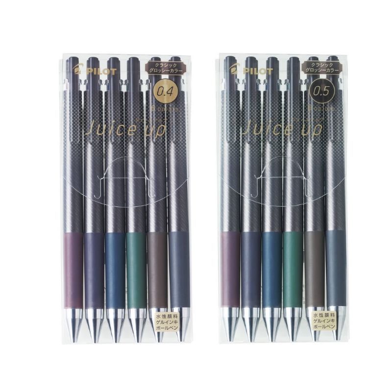 

Pilot Juice Up Classic Glossy Colors Set 0.4mm 0.5mm Gel Ink Pen Limited Colors