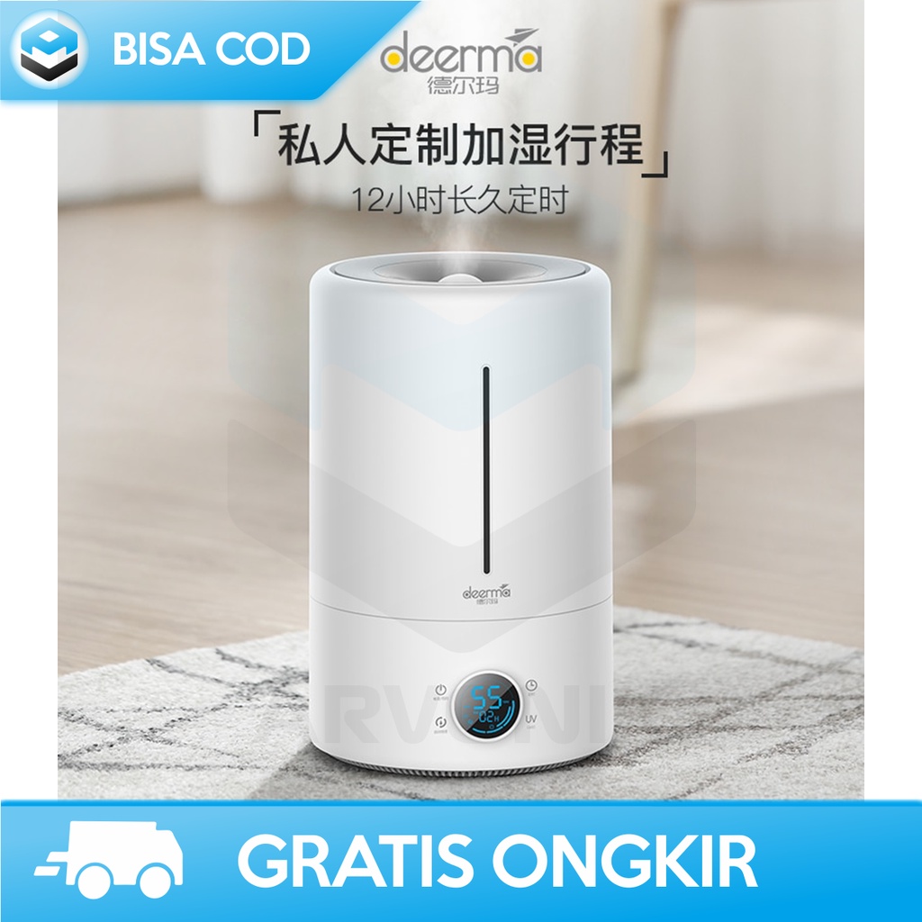 HUMIDIFIER UV PURIFIER PELEMBAB UDARA DEERMA F628S 5L TOUCH SCREEN ORI