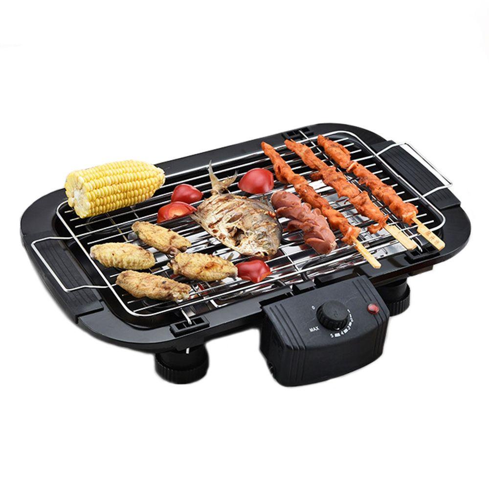 [Elegan] Alat Panggang BBQ Outdoor Anti Lengket Kontrol Suhu 5mode Suhu Barbekyu BBQ Kompor