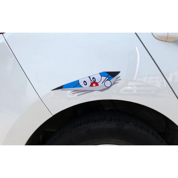 4 Pcs Sticker Dekorasi Penutup Goresan Cat Mobil