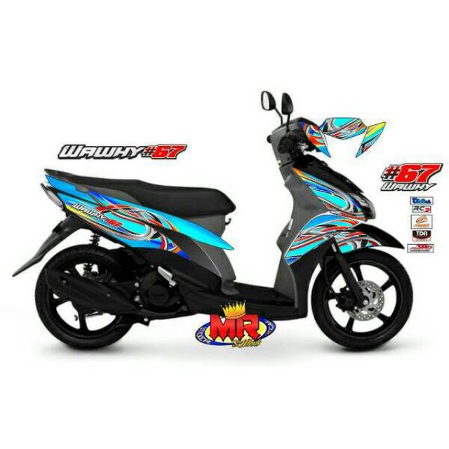 Decal Dekal Mio Gt Stiker Sticker Semi Full Desain Keren Suka Suka