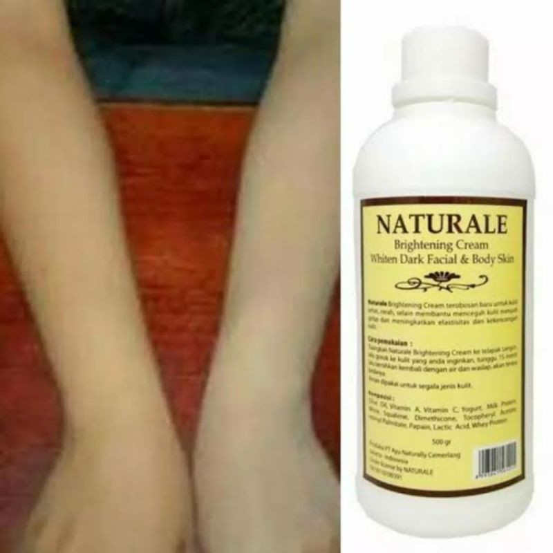 ( 250gr ) BLEACHING NATURALE BRIGHTENING CREAM BPOM 250ml