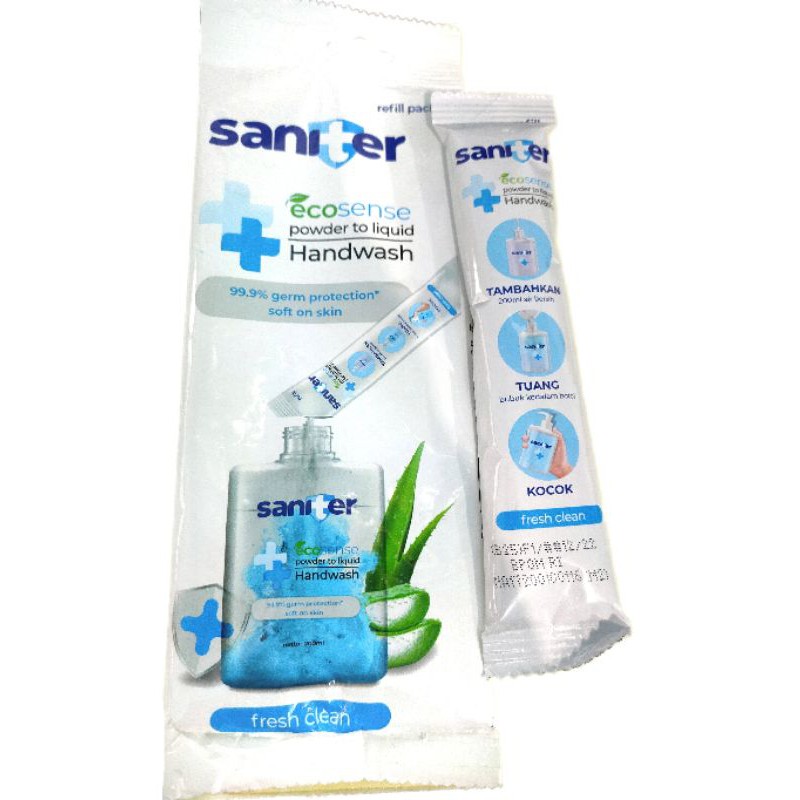 Saniter Hand Wash Powder to Liquid 9gr (Sabun Pencuci Tangan)