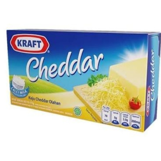 

Kraft Keju Cheese Cheddar 160 gr