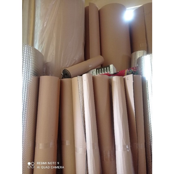 ALUMUNIUM FOIL Peredam panas kap mesin mobil Avanza,xenia,jazz ukuran tebal 9mm P.100cm × L. 50cm peredam suara Alumunium foil peredam suara bising