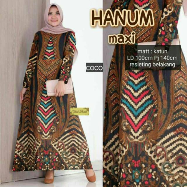 GROSIR BATIK GAMIS HANUM MAXI