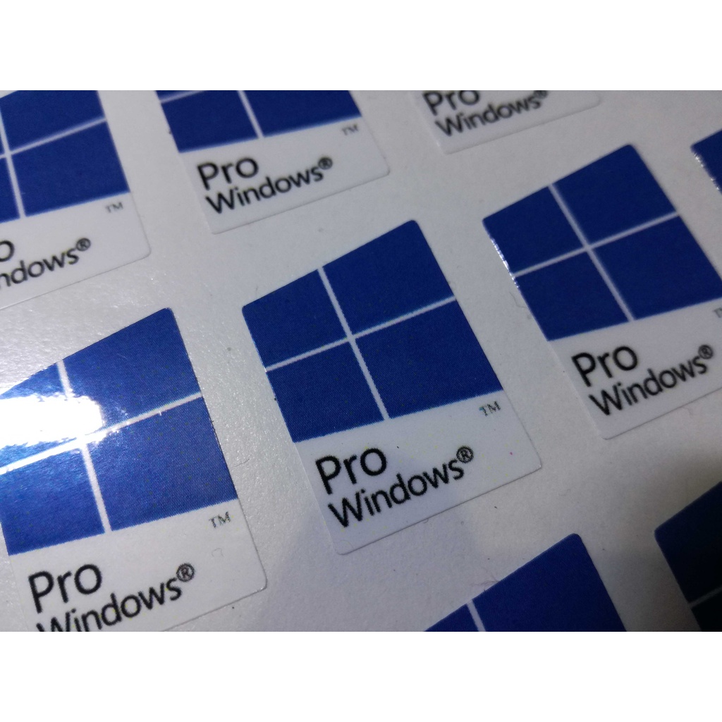 

Stiker Windows 10 Pro