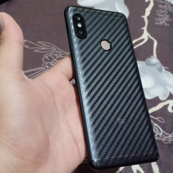 PROMO Paket 3in1 REDMI NOTE 7 Case Fusion Transparan + Garskin  Carbon Free Tempered Glass