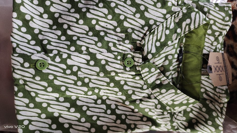 Kemeja Batik Anak Hijau Series