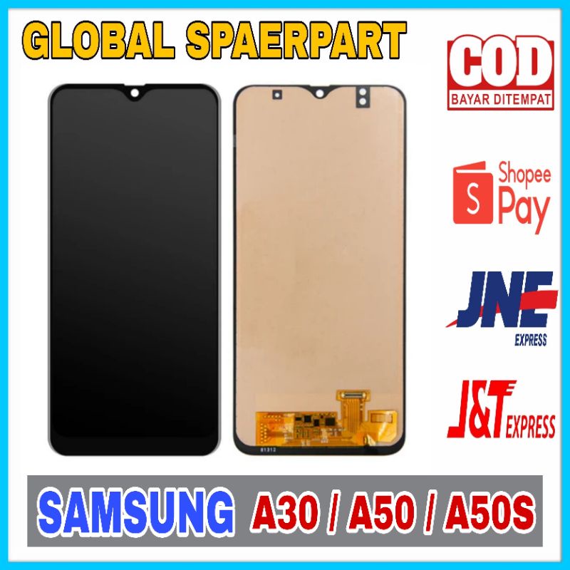 Lcd + Touchscreen Samsung A30 / A50 / A50S / A305 / A505 Fullset +Frame (Lcd Murah / Lcd Mahal / Lcd