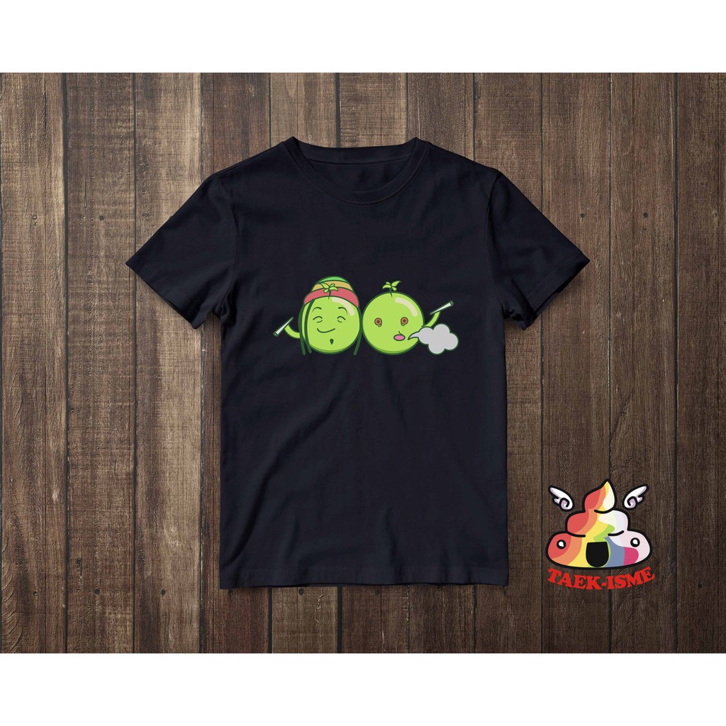 Kaos/ Baju/ Tshirt Pria, Lelaki, Ganja, Cannabis, Marijuana O
