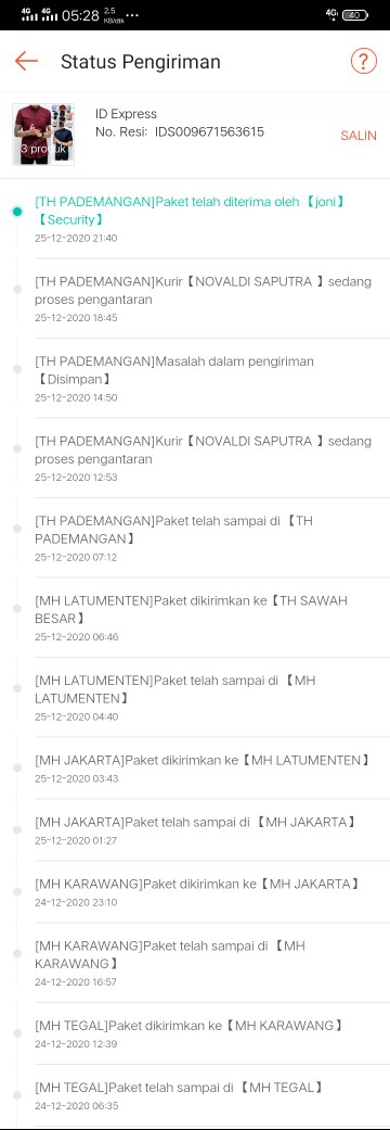 Kemeja Batik Lengan Panjang Motif Manggar