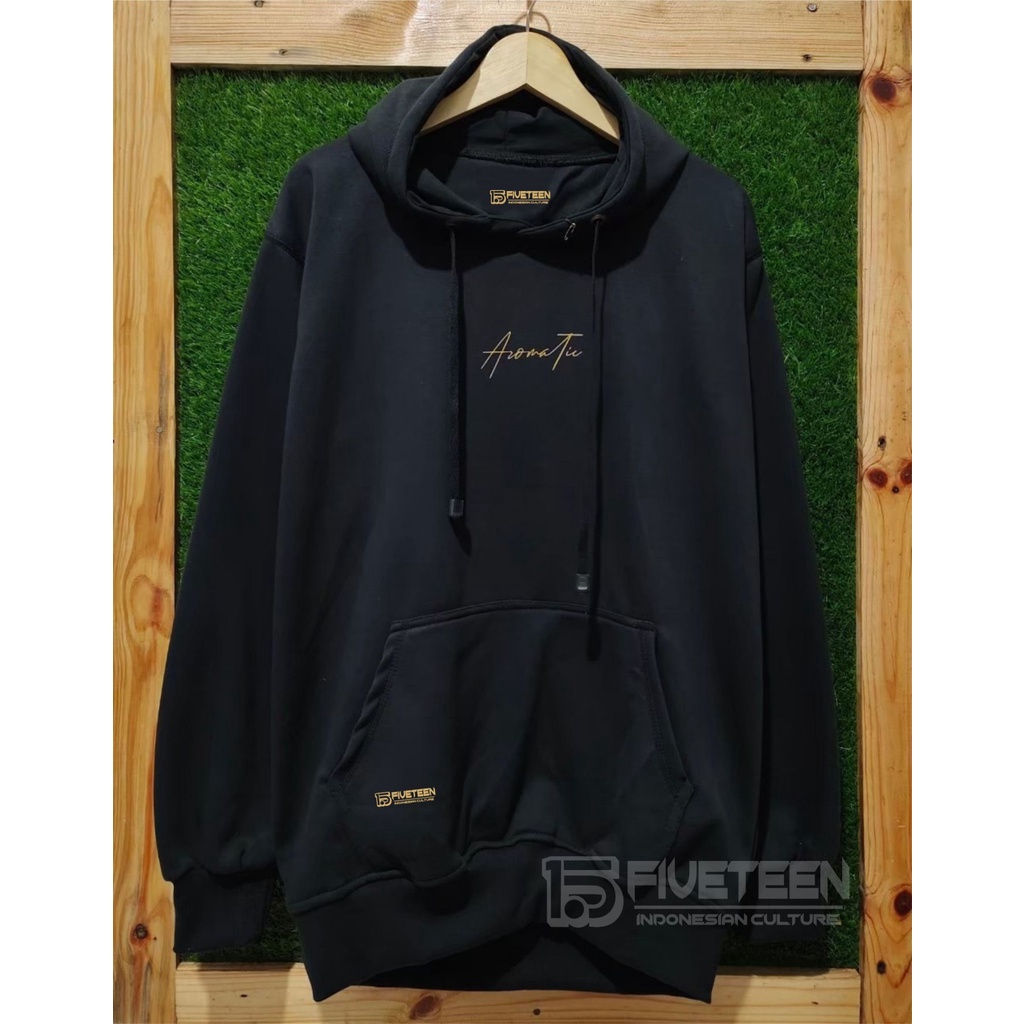 hoodie premium original warna hitam aromatic fifteen15 sweater hoodie distro original 15fifteen jaket pria dan wanita terbaru zipper cowok original hudie pria jumbo murah suwiter oblong cowok distro zipper hoodie pria motip