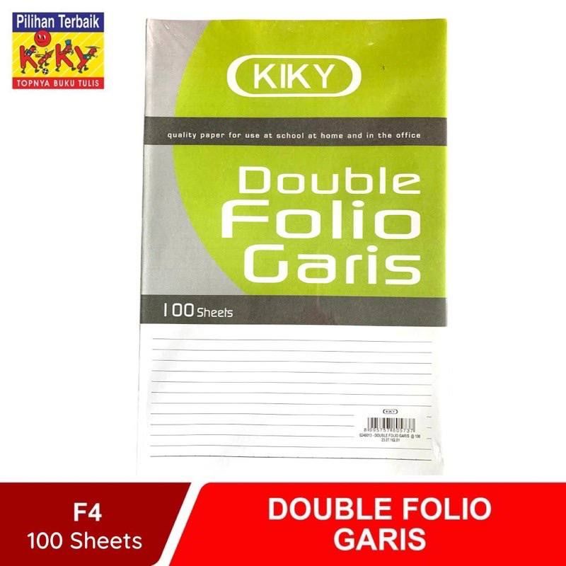 

Double Folio Garis KIKY 100lembar / pack