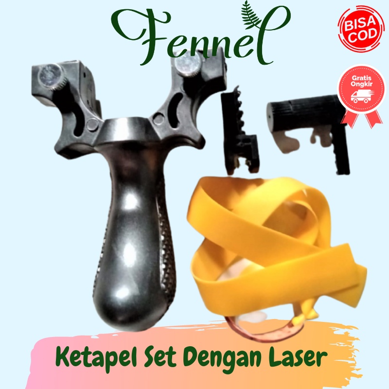 Ketapel Slingshot Plinteng Set dengan Laser SSGX