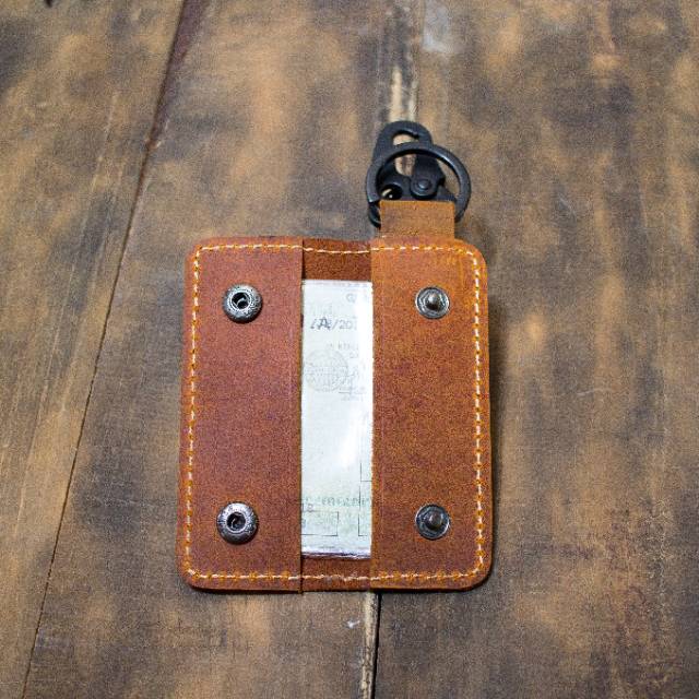 Dompet Stnk Gantungan Kunci Mobil Motor Lipat Dua Slim Free Ukir Nama Dan Logo Kendaraan Anda