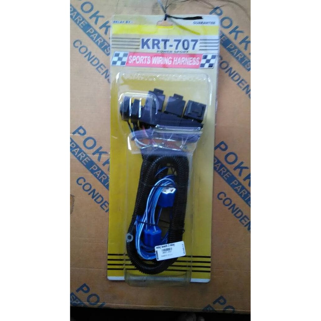 Relay lampu besar H4 3 relay