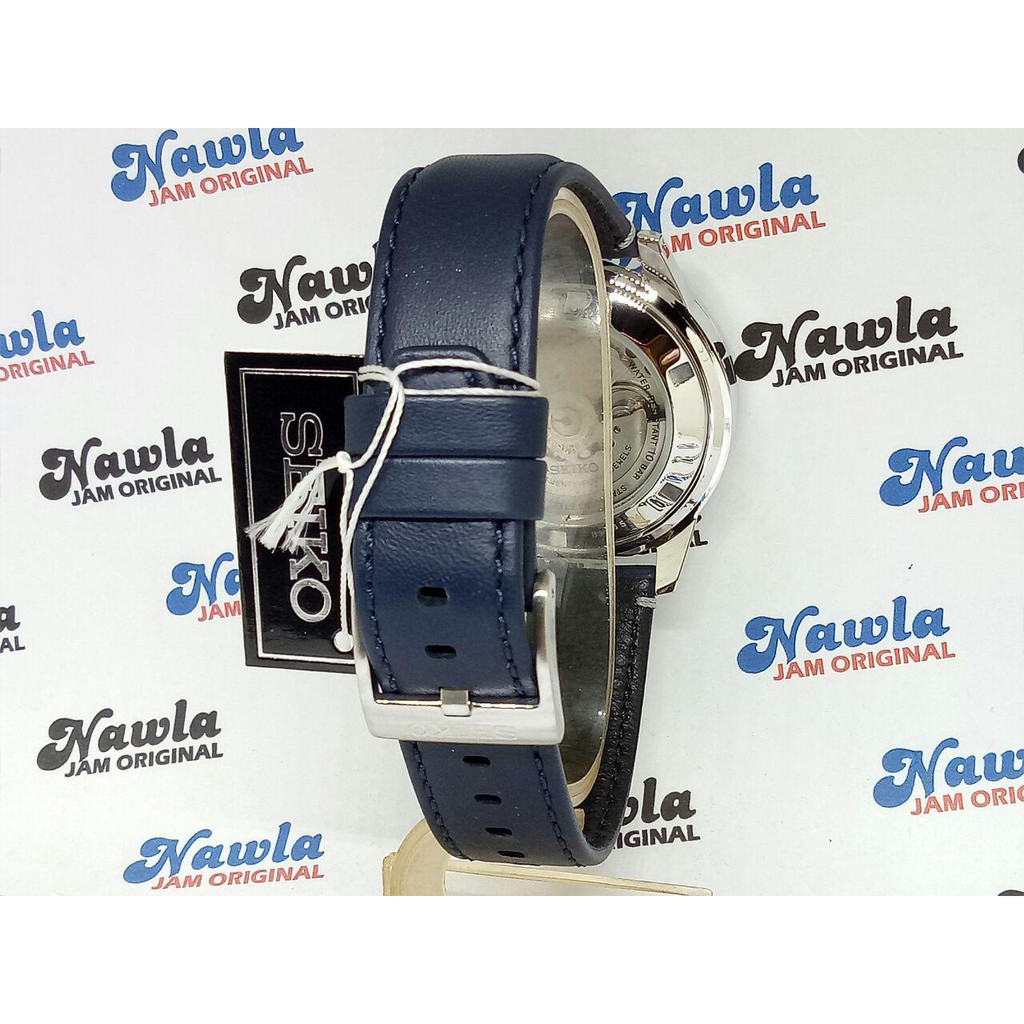 Seiko Automatic SSA391K1 Blue Dial Leather - Jam Tangan Pria SSA391