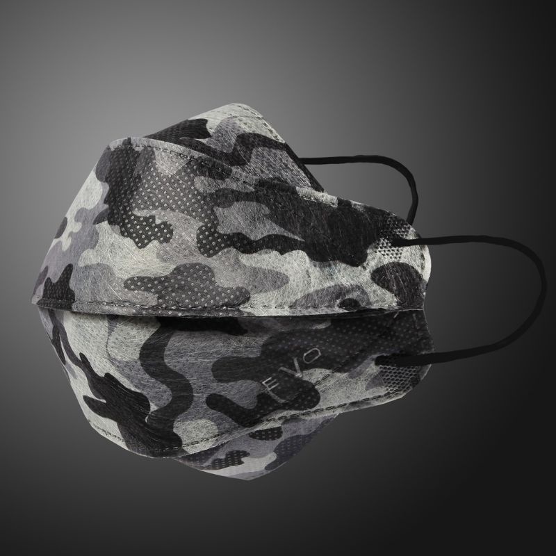 10PCS MASKER EVO MOTIF ARMY TENTARA TNI WARNA HITAM DAN PINK BOX MEDIS PLUSMED SURGICAL FACE MASK