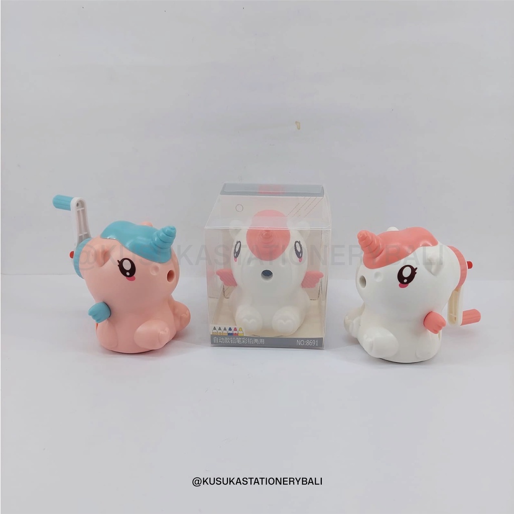 

PENCIL SHARPENER 8691 UNICORN SERUTAN MEJA