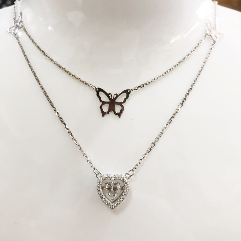 igun necklace white gld