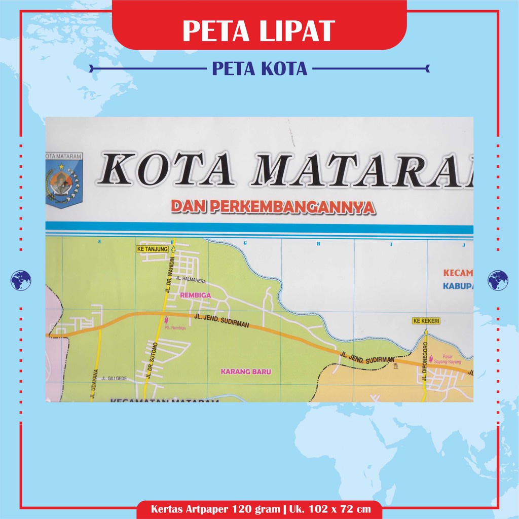 

Peta Kota : Kota Denpasar / Kota Gorontalo / Kota Manado / Kota Magelang / Kota Purwokerto / Kota