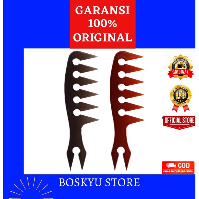 Sisir styling rambut sisir comb hair pria tekstur sisir 2in1 sisir penata rambut keren
