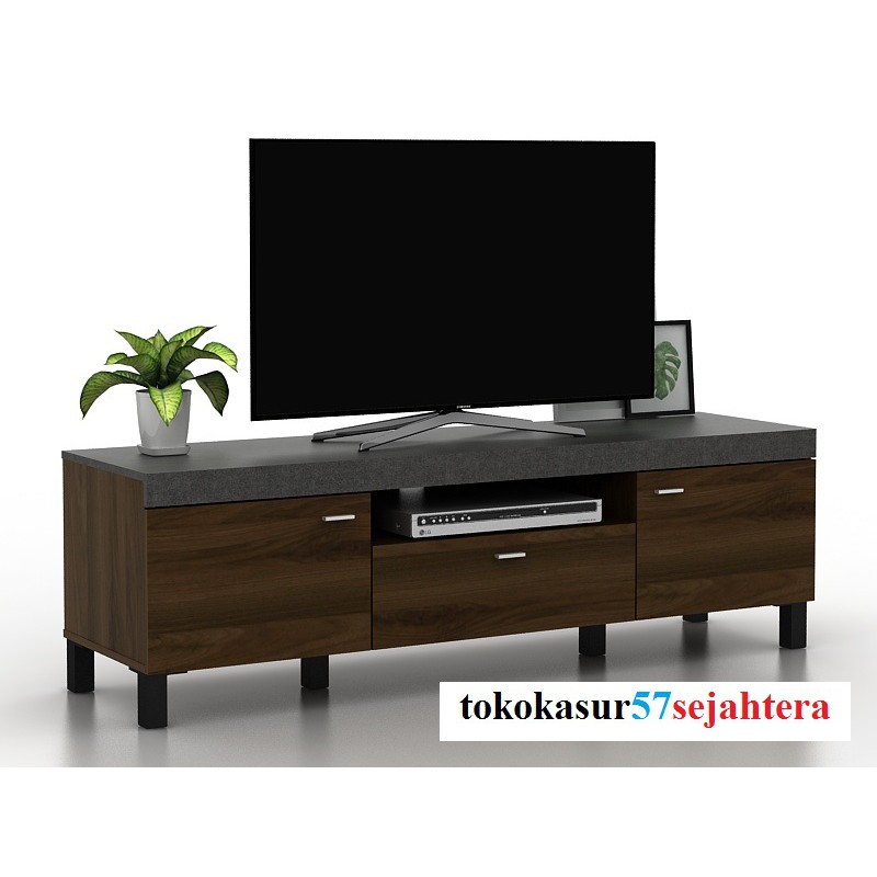 Meja TV Benedict TV150 Brown Walnut Prodesign Bavarian
