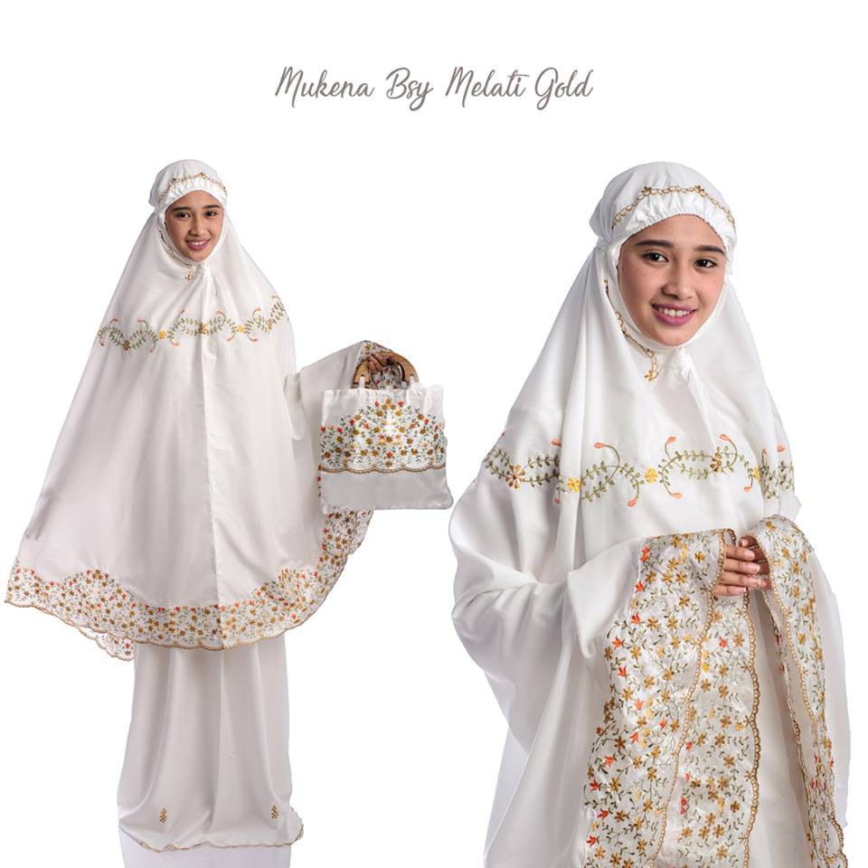 PUSAT GROSIR/PROMO MUKENA MEWAH PUSAT GROSIR MUKENA / MUkENA BORDIR DEWASA  BSY MELATI MEWAH