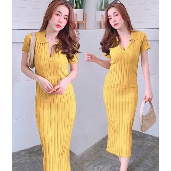 Dress Rajut Ttifulaa - LongDress Wanita Terbaru Casual