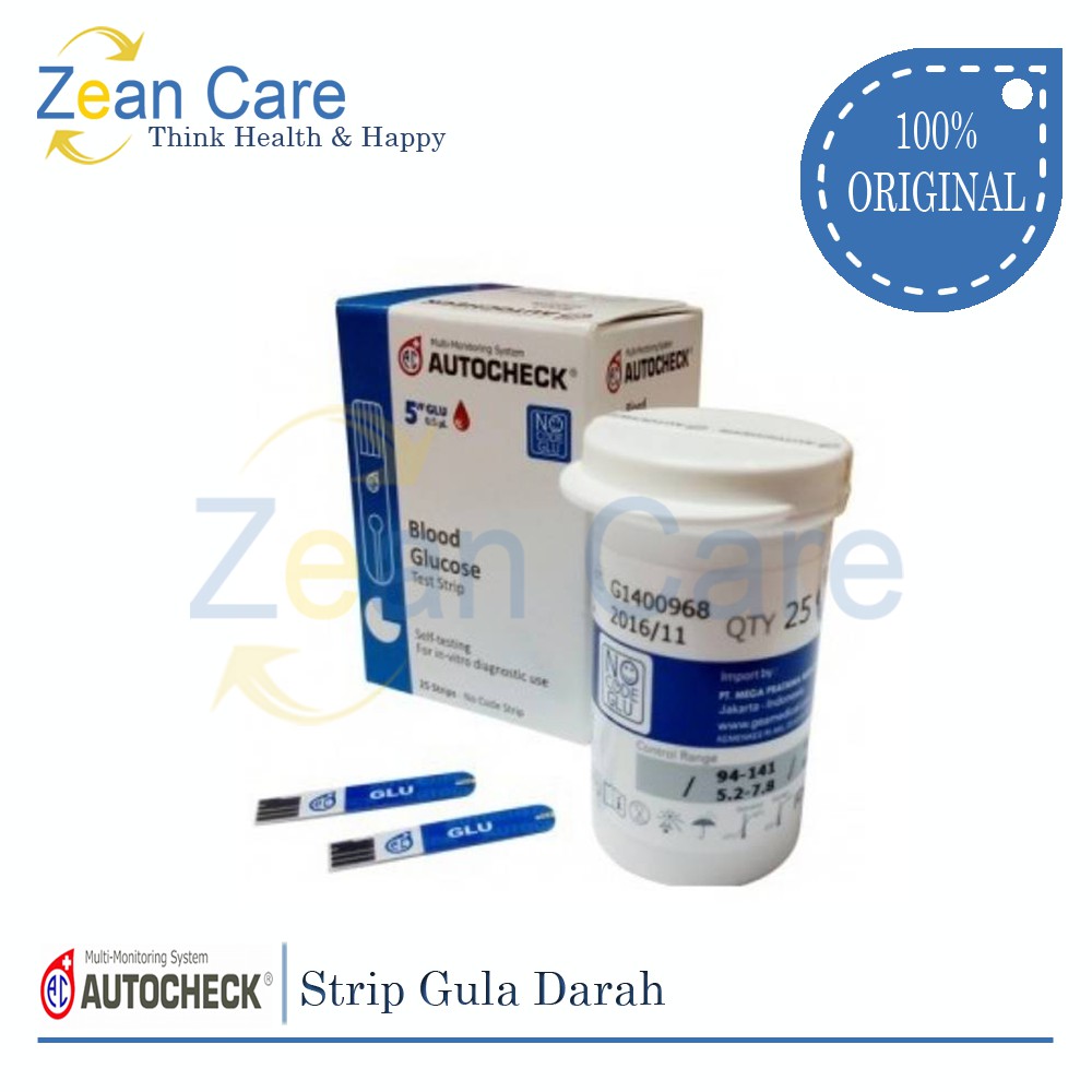 Strip Gula Darah Autocheck - Autocheck Blood Glucose