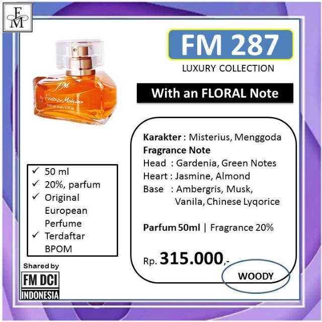Parfum Federico Mahora 287 292 169 355 327 317