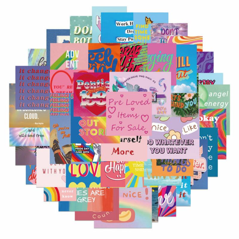 

Stiker Aesthetic View Pack Style 260282- Stiker Aesthetic Keren Imut Laptop, Aksesoris Hp, Anti Air, Motif, Helm, Tumbler, Koper, Kulkas