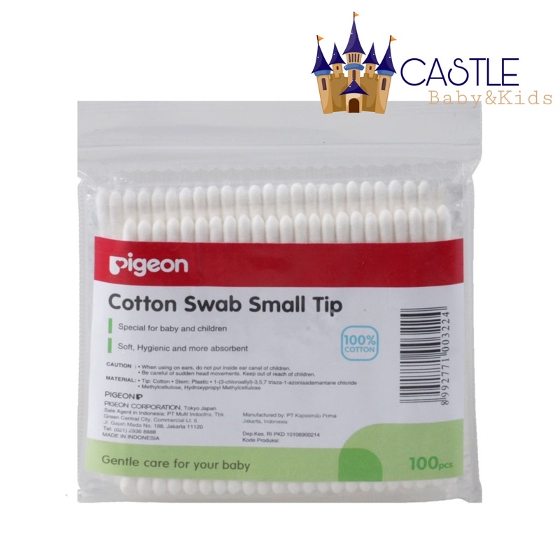 Castle - Pigeon Cotton Swab Small Tip isi 100pc