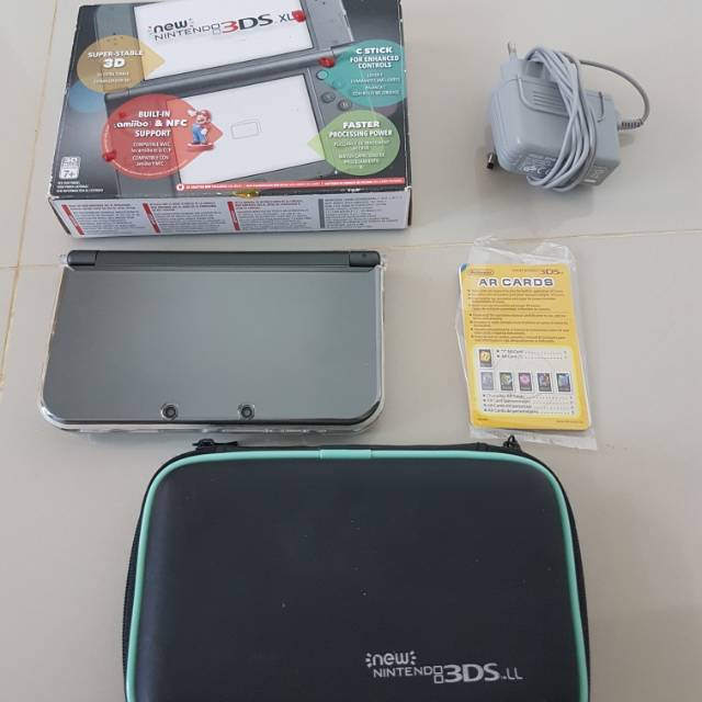 NEW nintendo 3ds XL / NDS 3XL - original second fullset mulus - CFW LUMA PERMANEN