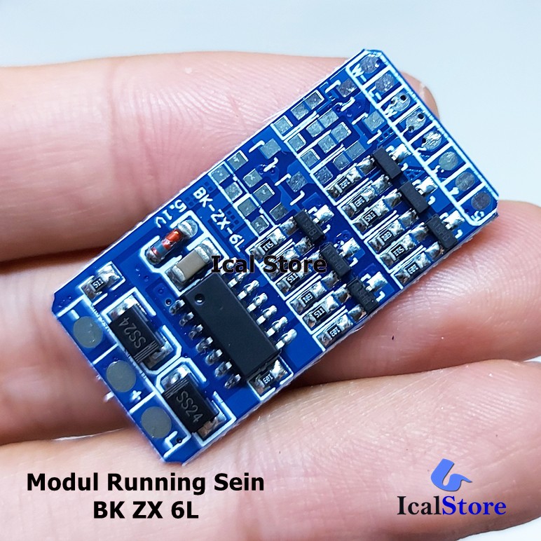 Modul LED Running Sein 5 Channel dan Senja Tipe BK-ZX-6L