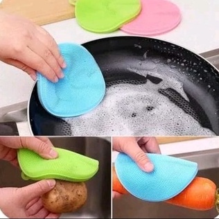 [ JB99 ] Spons Cuci Piring Sponge Cuci Piring Silikon alat sikat cuci piring