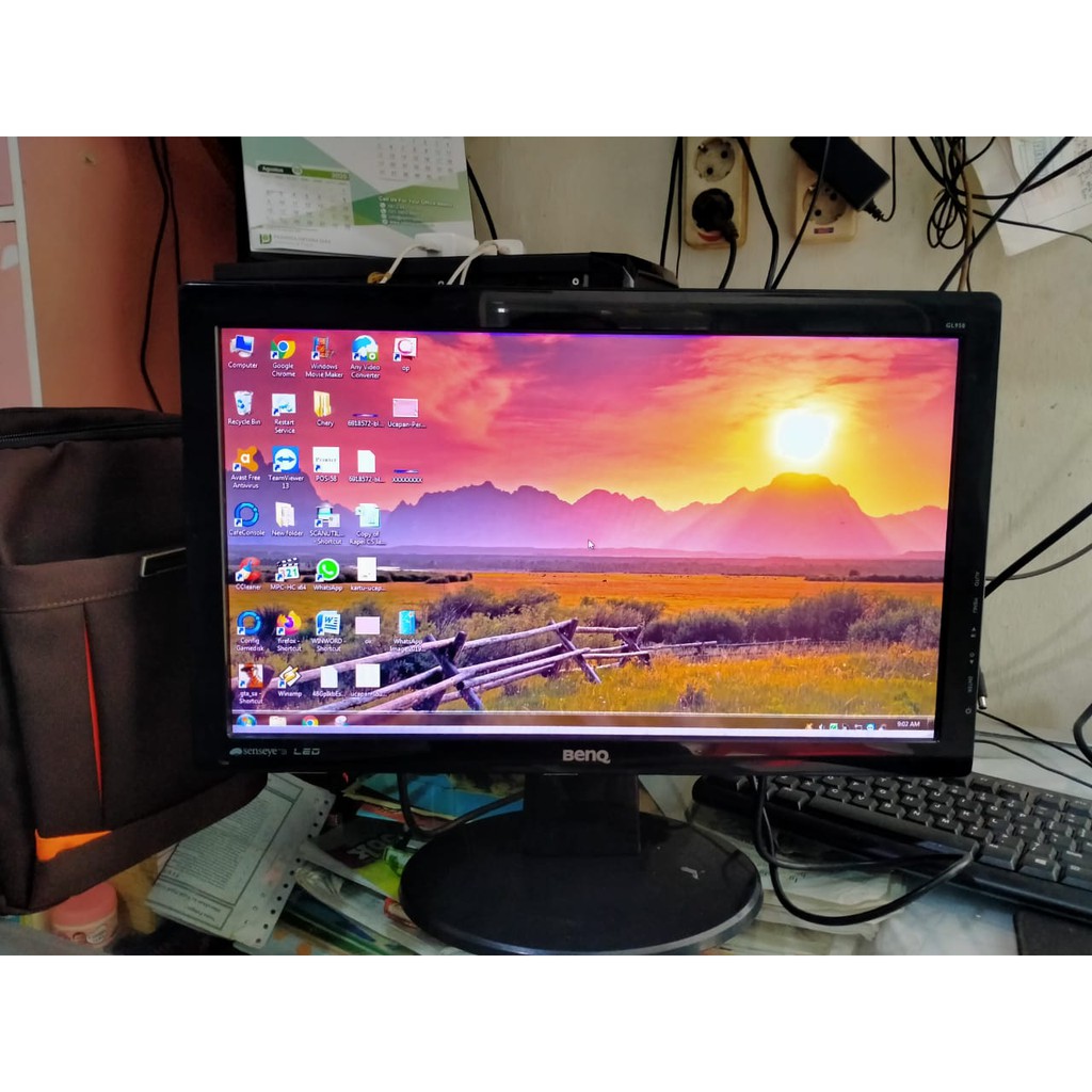 LCD Monitor Komputer BenQ 19inch Model E1920NX