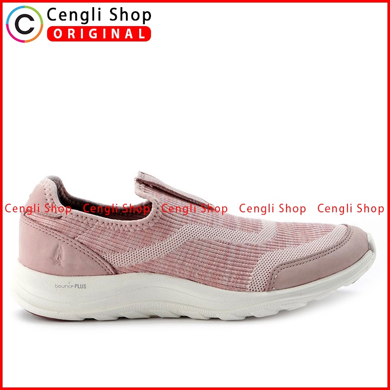 SEPATU SLIP ON HUSH PUPPIES WANITA ORIGINAL CASUAL BRANDED PINK HW21