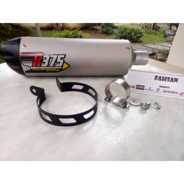 Silencer Two Brothers Racing R375 Original knalpot matic bebek vixion klx ktm duke adv crf cbr 150