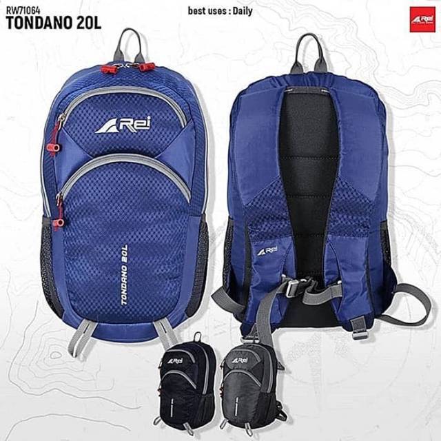 TAS RANSEL REI TONDANO 20L/DAYPACK REI TONDANO/TAS PUNGGUNG REI/RANSEL REI ORIGINAL