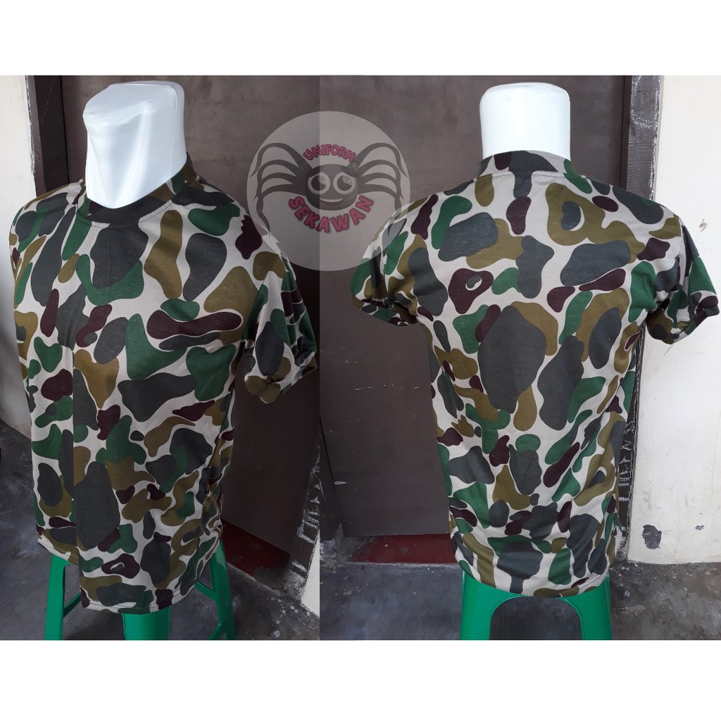 Kaos Loreng KKO Kaos Pendek Oblong Marinir TNI AL